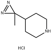 4-(3-methyl-3H-diazirin-3-yl)piperidine hydrochloride Structure