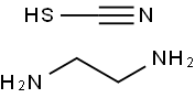 1,2-Ethanediamine, compd. with thiocyanic acid (1:2) Structure