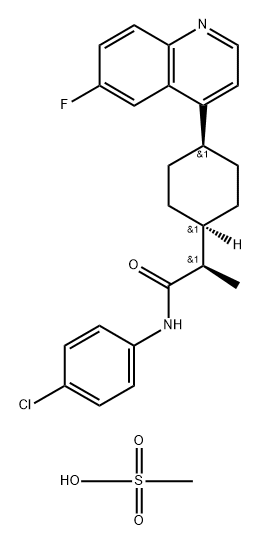 Linrodostat mesylate 구조식 이미지