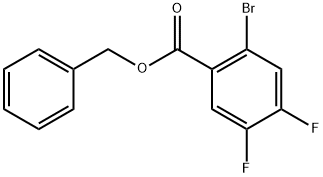 Benzyl 2-bromo-4,5-difluorobenzoate 구조식 이미지