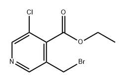 ethyl 3-(bromomethyl)-5-chloroisonicotinate Structure