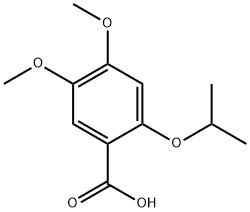 2-Isopropoxy-4,5-dimethoxybenzoic acid Structure