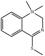 1,1-Dimethyl-4-(methylthio)-1,2-dihydrobenzo[d][1,3]azasiline Structure