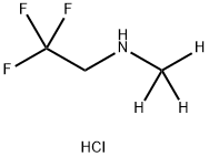 Methyl-d3 (2,2,2-trifluoroethyl)amine hydrochloride Structure