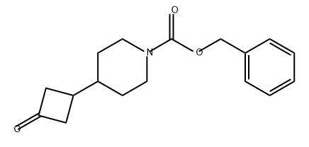 benzyl 4-(3-oxocyclobutyl)piperidine-1-carboxylate Structure