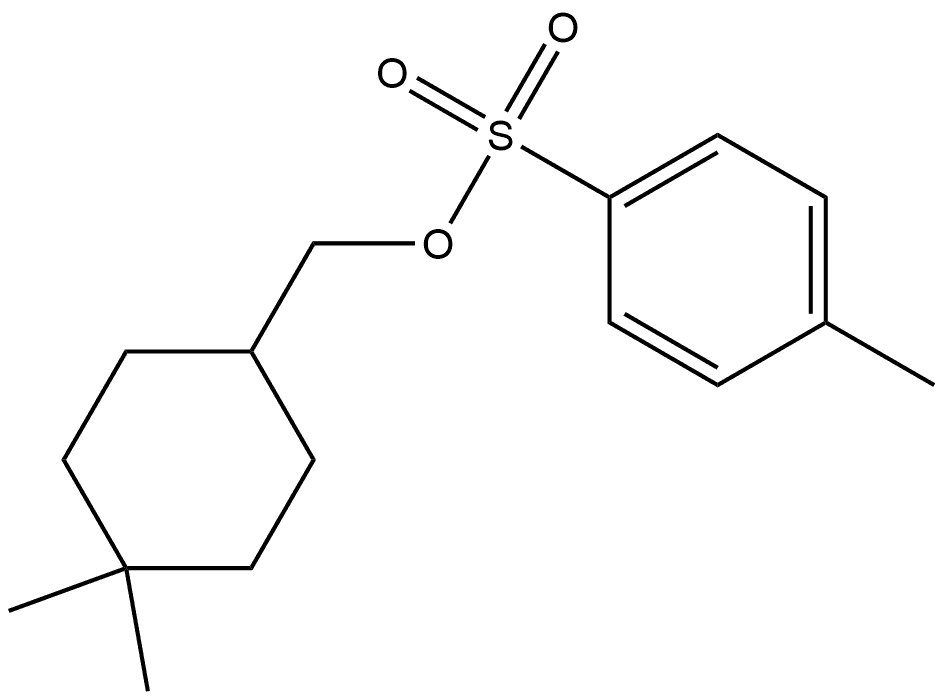 Cyclohexanemethanol, 4,4-dimethyl-, 1-(4-methylbenzenesulfonate) Structure