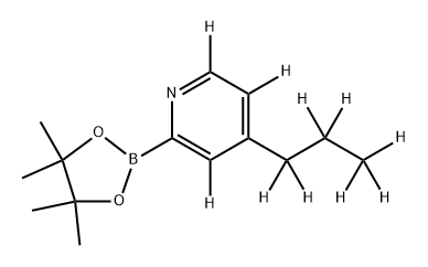 4-[(n-Propyl)pyridine-d10]-2-boronic acid pinacol ester Structure