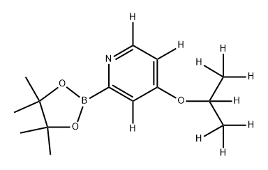 4-[(iso-Propoxy)pyridine-d10]-2-boronic acid pinacol ester 구조식 이미지