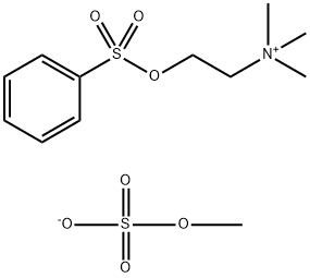 Phenyl 2-trimethylammonium ethanesulfonate methyl sulfate Structure