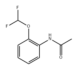 N-[2-(DIFLUOROMETHOXY) PHENYL]ACETAMIDE Structure