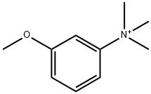 Benzenaminium, 3-methoxy-N,N,N-trimethyl- Structure