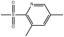 3,5-Dimethyl-2-(methylsulfonyl)pyridine Structure