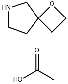 1-oxa-6-azaspiro[3.4]octane, acetic acid Structure