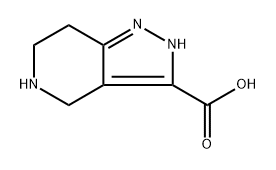 4,5,6,7-tetrahydro-2H-pyrazolo[4,3-c]pyridine-3-carboxylic acid Structure