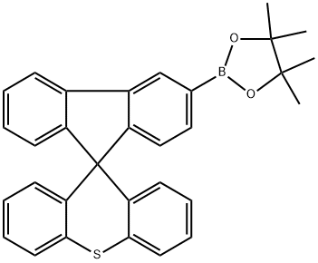 3-(4,4,5,5-Tetramethyl-1,3,2-dioxaborolan-2-yl)spiro[9H-fluorene-9,9′-[9H]thioxanthene] Structure