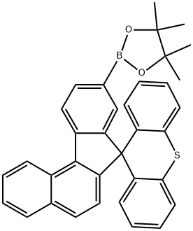 9-(4,4,5,5-Tetramethyl-1,3,2-dioxaborolan-2-yl)spiro[7H-benzo[c]fluorene-7,9′-[9H]thioxanthene] Structure