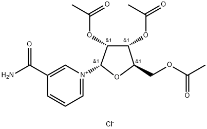 2,3,5-Triacetyl-α-nicotinamide-D-ribofuranose Chloride Structure