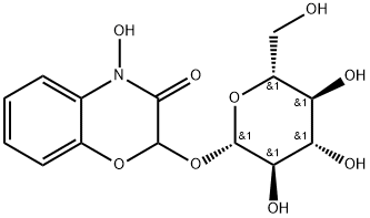 2H-1,4-Benzoxazin-3(4H)-one, 2-(β-D-glucopyranosyloxy)-4-hydroxy- Structure