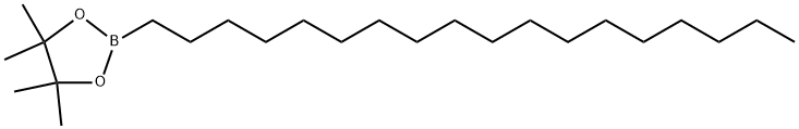 4,4,5,5-tetramethyl-2-octadecyl-1,3,2-dioxaborolane Structure