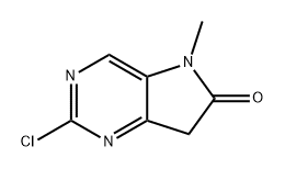 2-Chloro-5-methyl-5,7-dihydro-pyrrolo[3,2-d]pyrimidin-6-one Structure