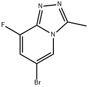 6-bromo-8-fluoro-3-methyl-[1,2,4]triazolo[4,3-a]pyridine Structure
