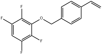 3-[(4-Ethenylphenyl)methoxy]-1,2,4,5-tetrafluorobenzene Structure