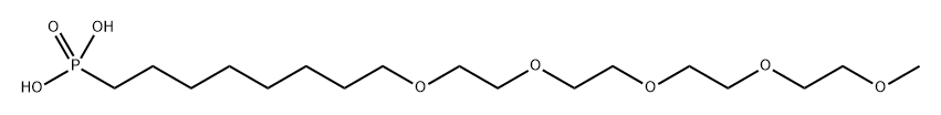 m-PEG5-(CH2)6-Phosphonic acid Structure