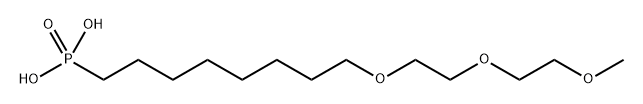 m-PEG3-(CH2)6-Phosphonic acid Structure