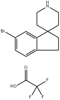 6-Bromo-spiro[indan-1,4'-piperidine] trifluoroacet Structure