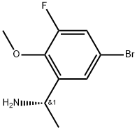 (S)-1-(5-bromo-3-fluoro-2-methoxyphenyl)ethan-1-amine Structure