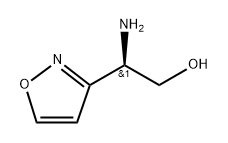 (R)-2-amino-2-(isoxazol-3-yl)ethan-1-ol 구조식 이미지