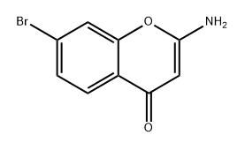 2-Amino-7-bromo-4H-chromen-4-one Structure