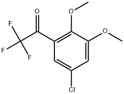 1-(5-Chloro-2,3-dimethoxyphenyl)-2,2,2-trifluoroethanone Structure