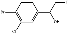 4-Bromo-3-chloro-α-(fluoromethyl)benzenemethanol Structure