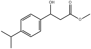 Methyl β-hydroxy-4-(1-methylethyl)benzenepropanoate Structure