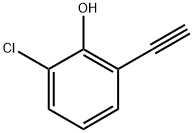 2-Chloro-6-ethynylphenol Structure