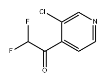 1-(3-Chloropyridin-4-yl)-2,2-difluoroethanone Structure