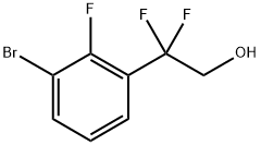 2-(3-Bromo-2-fluorophenyl)-2,2-difluoroethan-1-ol 구조식 이미지