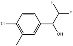 1-(4-Chloro-3-methylphenyl)-2,2-difluoroethanol Structure