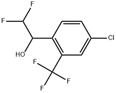 4-Chloro-α-(difluoromethyl)-2-(trifluoromethyl)benzenemethanol Structure