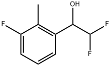 α-(Difluoromethyl)-3-fluoro-2-methylbenzenemethanol Structure