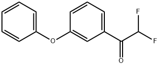 2,2-Difluoro-1-(3-phenoxyphenyl)ethanone Structure