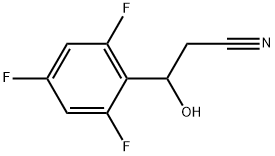 2,4,6-Trifluoro-β-hydroxybenzenepropanenitrile Structure