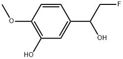 α-(Fluoromethyl)-3-hydroxy-4-methoxybenzenemethanol Structure