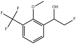 α-(Fluoromethyl)-2-methoxy-3-(trifluoromethyl)benzenemethanol Structure