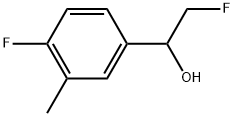 4-Fluoro-α-(fluoromethyl)-3-methylbenzenemethanol Structure