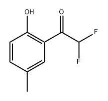 2,2-Difluoro-1-(2-hydroxy-5-methylphenyl)ethanone Structure