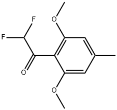 1-(2,6-dimethoxy-4-methylphenyl)-2,2-difluoroethanone Structure