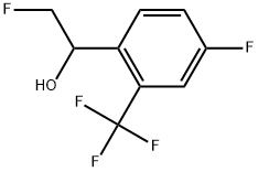 4-Fluoro-α-(fluoromethyl)-2-(trifluoromethyl)benzenemethanol Structure