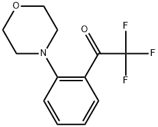 2,2,2-Trifluoro-1-(2-morpholinophenyl)ethanone Structure